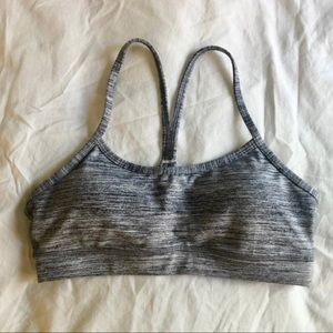 Lululemon Flow Y Bra - Gray Heather - 6